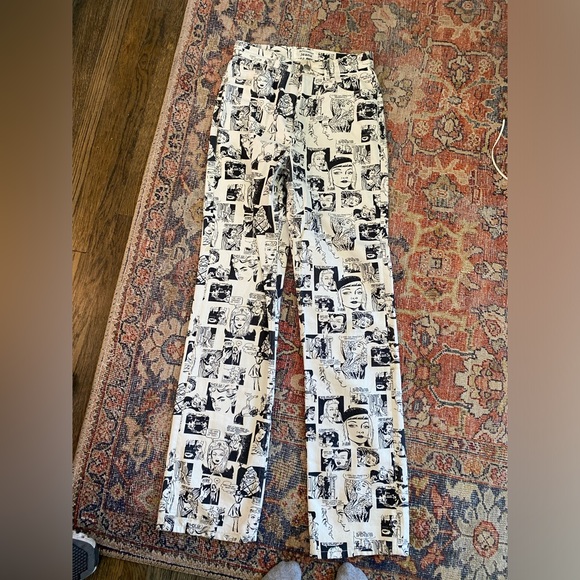 Reformation newsprint pants - Picture 2 of 3